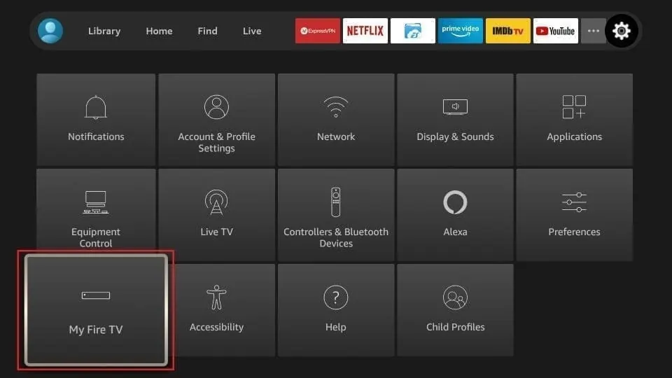 Ouvrez Ma Fire TV