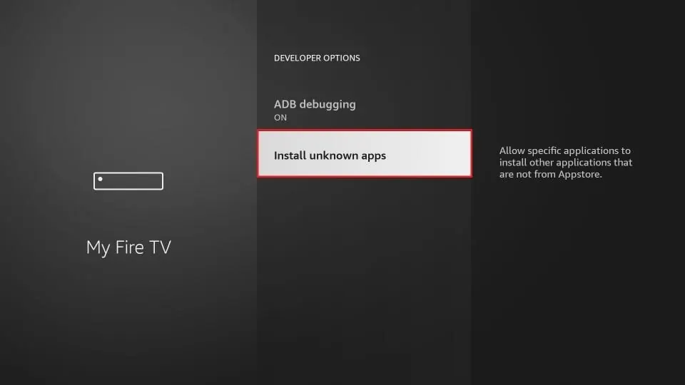 Installer des applications inconnues