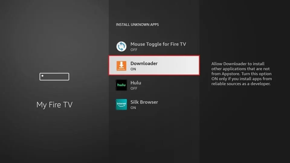 Autorisez Downloader
